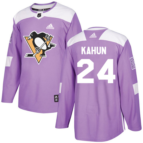 Pittsburgh Penguins #24 Dominik Kahun Purple Authentic Fights Cancer Stitched Youth Jersey Youth cheap jerseys for sale - CheapJerseys.Shop