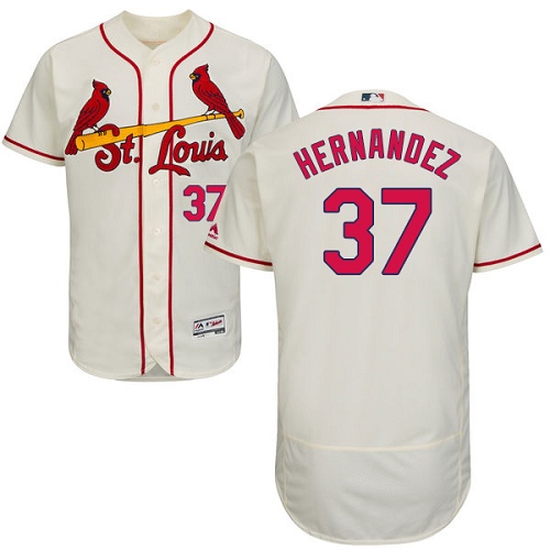St.Louis Cardinals #37 Keith Hernandez Cream Flexbase Authentic Collection Stitched Jersey Men's cheap jerseys for sale - CheapJerseys.Shop