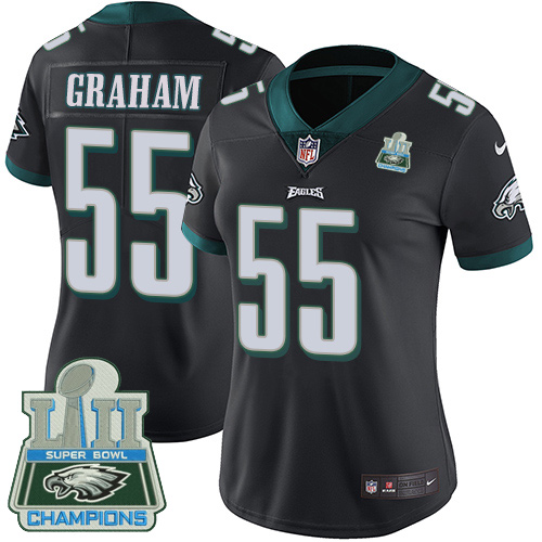 Eagles #55 Brandon Graham Black Alternate Super Bowl LII Champions Women's Stitched Vapor Untouchable Limited Jersey cheap jerseys for sale - CheapJerseys.Shop