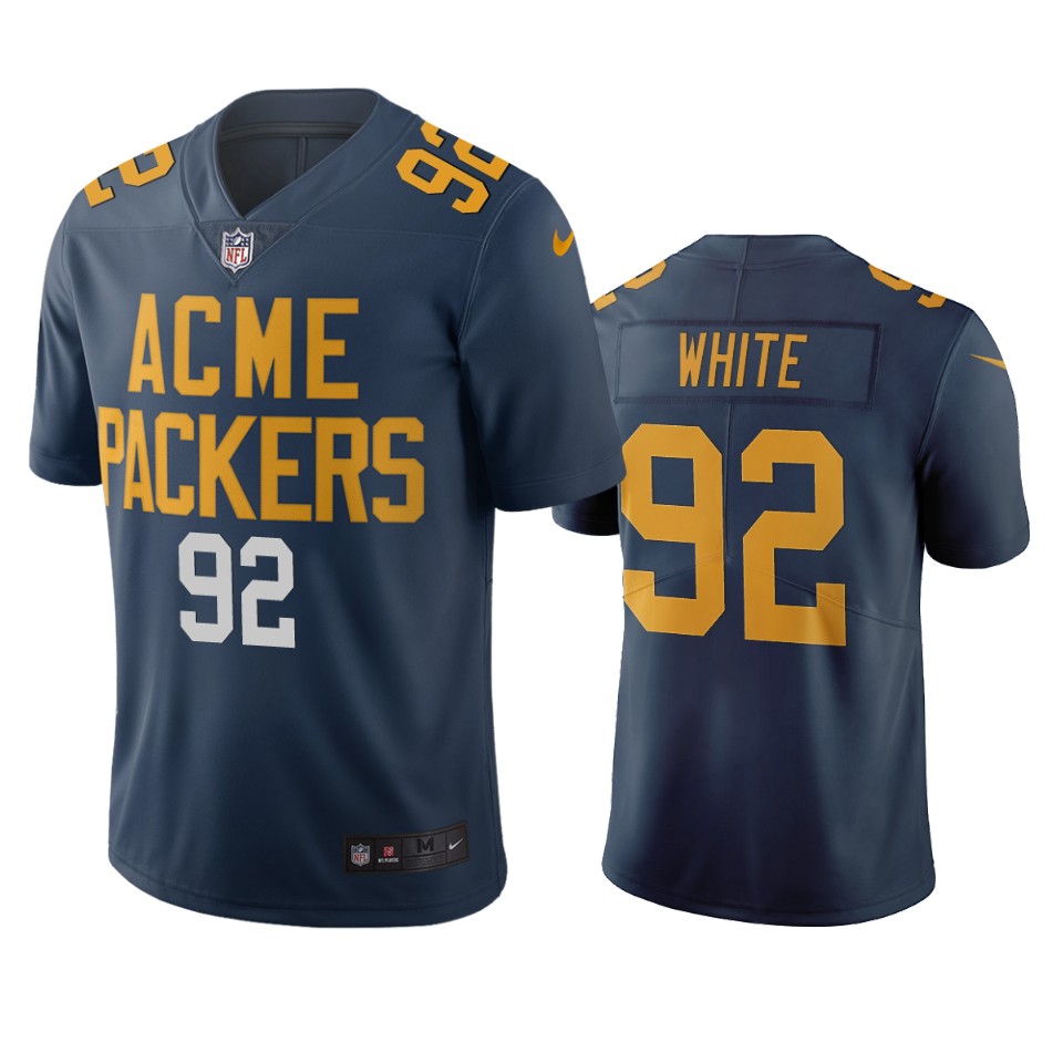 Green Bay Packers #92 Reggie White Navy Vapor Limited City Edition Jersey cheap jerseys for sale - CheapJerseys.Shop