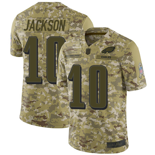 Philadelphia Eagles #10 DeSean Jackson Camo Youth Stitched Limited 2018 Salute to Service Jersey Youth cheap jerseys for sale - CheapJerseys.Shop