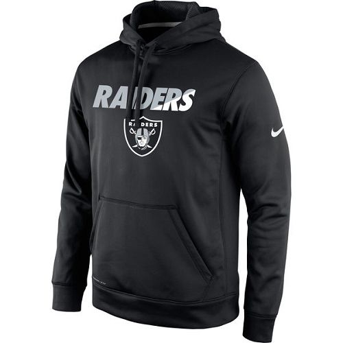 Men's Las Vegas Raiders Black Kick Off Staff Performance Pullover Hoodie cheap jerseys for sale - CheapJerseys.Shop
