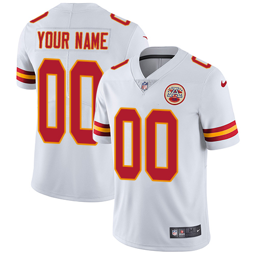 Kansas City Chiefs Customized White Stitched Vapor Untouchable Limited Men's Jersey cheap jerseys for sale - CheapJerseys.Shop