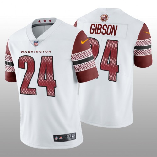 Washington Washington Commanders #24 Antonio Gibson Men's Vapor Limited Jersey - White Men's cheap jerseys for sale - CheapJerseys.Shop