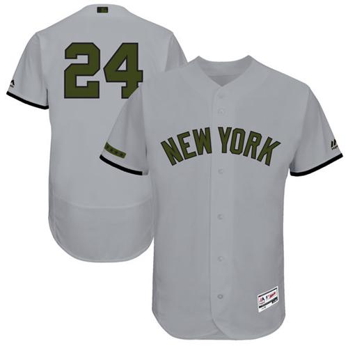 New York Yankees #24 Gary Sanchez Grey Flexbase Authentic Collection Memorial Day Stitched Jersey Men's cheap jerseys for sale - CheapJerseys.Shop
