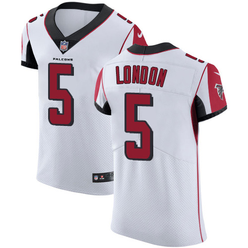 Falcons #5 Drake London White Men's Stitched New Elite Jersey cheap jerseys for sale - CheapJerseys.Shop