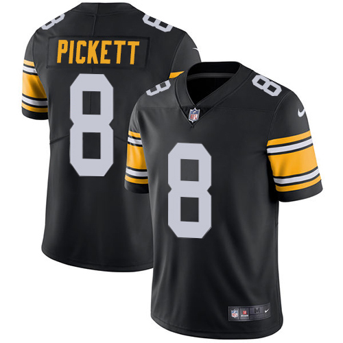 Steelers #8 Kenny Pickett Black Alternate Youth Stitched Vapor Untouchable Limited Jersey cheap jerseys for sale - CheapJerseys.Shop