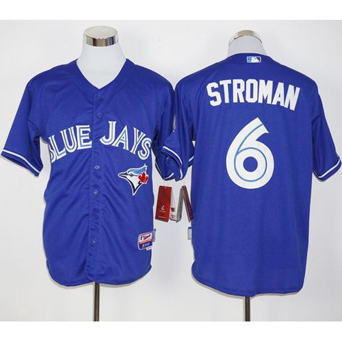 Toronto Blue Jays #6 Marcus Stroman Blue Alternate Cool Base Stitched Jersey Men's cheap jerseys for sale - CheapJerseys.Shop
