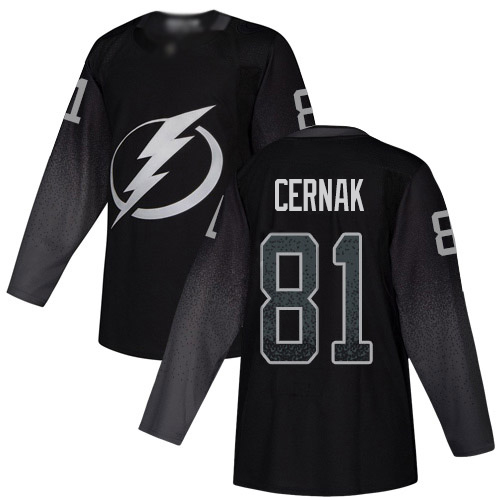 Tampa Bay Lightning #81 Erik Cernak Black Alternate Authentic Stitched Jersey Men's cheap jerseys for sale - CheapJerseys.Shop