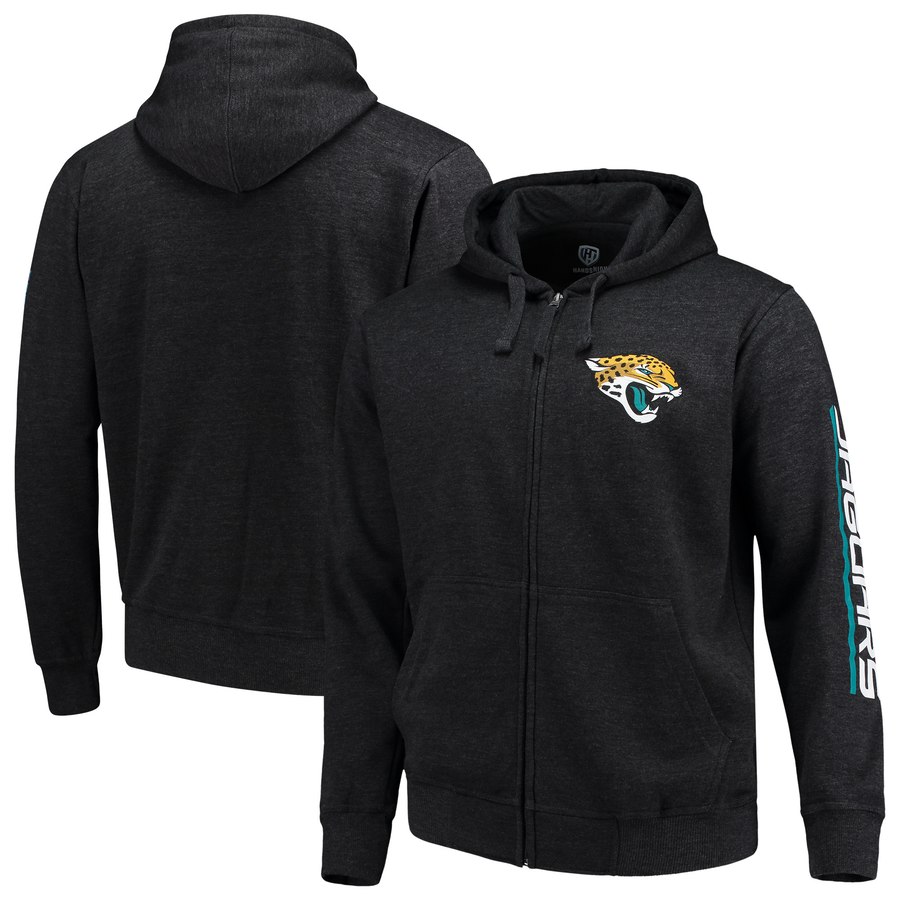 Jacksonville Jaguars G-III Sports By Carl Banks Post Route Full-Zip Hoodie Charcoal cheap jerseys for sale - CheapJerseys.Shop