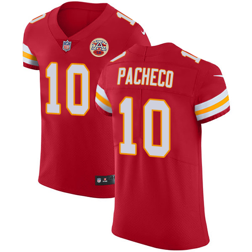 Chiefs #10 Isiah Pacheco Red Team Color Men's Stitched Vapor Untouchable Elite Jersey cheap jerseys for sale - CheapJerseys.Shop