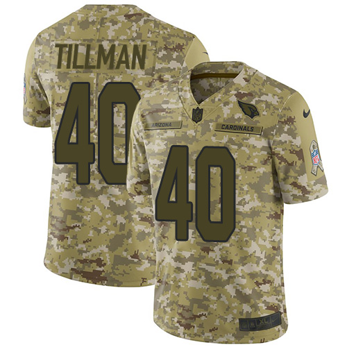 Cardinals #40 Pat Tillman Camo Men's Stitched Limited 2018 Salute To Service Jersey cheap jerseys for sale - CheapJerseys.Shop