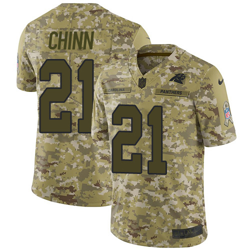 Panthers #21 Jeremy Chinn Camo Youth Stitched Limited 2018 Salute To Service Jersey cheap jerseys for sale - CheapJerseys.Shop
