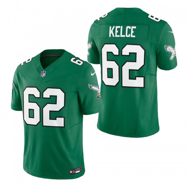 Philadelphia Eagles Jason Kelce Kelly Green Alternate Vapor F.U.S.E. Limited Jersey cheap jerseys for sale - CheapJerseys.Shop