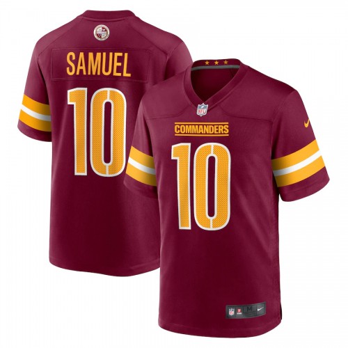 Washington Washington Commanders #10 Curtis Samuel Burgundy Men's Game Jersey Men's cheap jerseys for sale - CheapJerseys.Shop