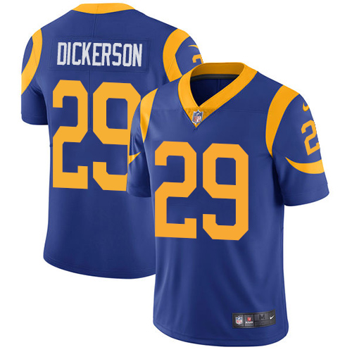Rams #29 Eric Dickerson Royal Blue Alternate Men's Stitched Vapor Untouchable Limited Jersey cheap jerseys for sale - CheapJerseys.Shop