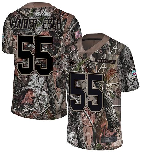 Cowboys #55 Leighton Vander Esch Camo Men's Stitched Limited Rush Realtree Jersey cheap jerseys for sale - CheapJerseys.Shop