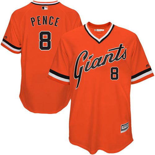 San Francisco Giants #8 Hunter Pence Orange 1978 Turn Back The Clock Stitched Jersey Men's cheap jerseys for sale - CheapJerseys.Shop