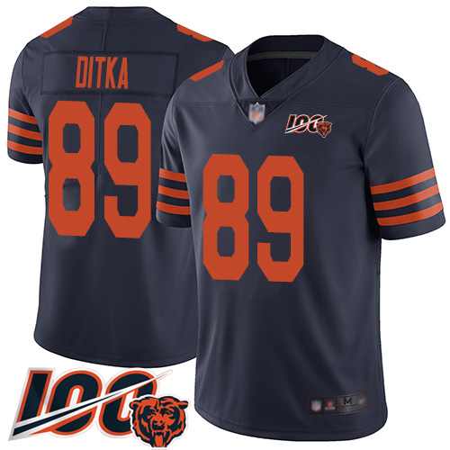 Bears #89 Mike Ditka Navy Blue Alternate Youth Stitched 100th Season Vapor Limited Jersey cheap jerseys for sale - CheapJerseys.Shop