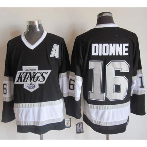 Los Angeles Kings #16 Marcel Dionne Black CCM Throwback Stitched Jersey Men's cheap jerseys for sale - CheapJerseys.Shop