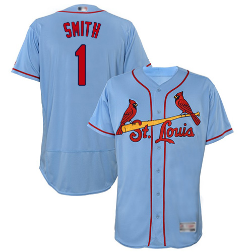 St.Louis Cardinals #1 Ozzie Smith Light Blue Flexbase Authentic Collection Stitched Jersey Men's cheap jerseys for sale - CheapJerseys.Shop