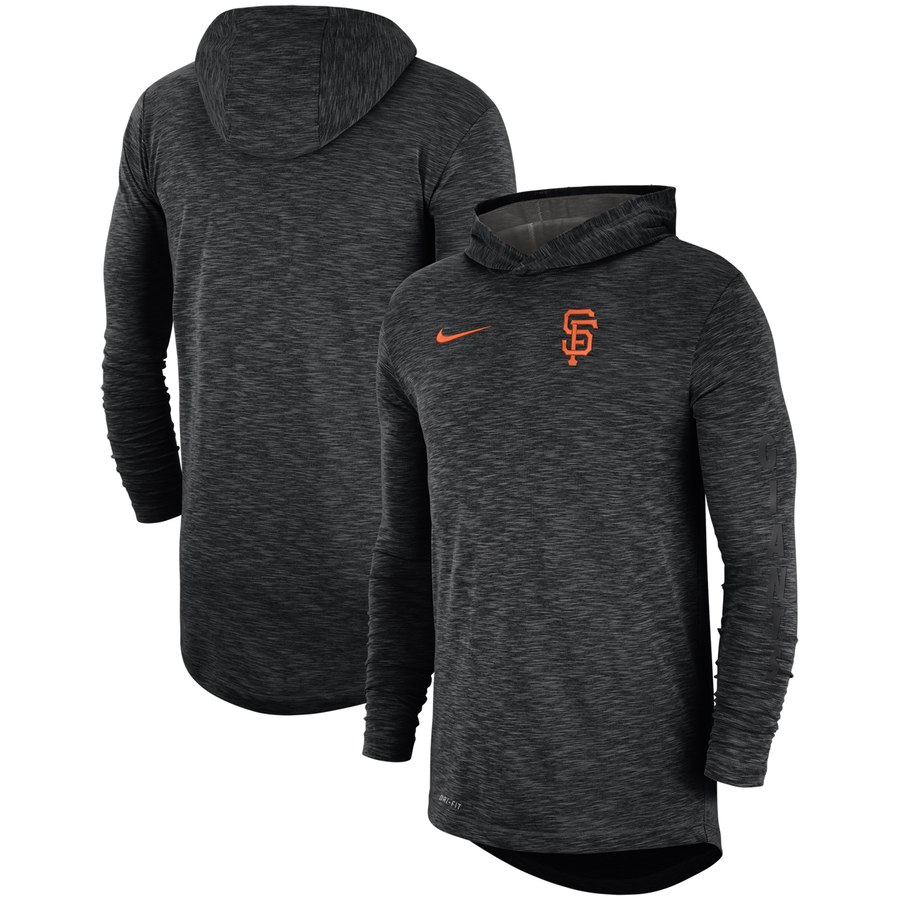 San Francisco Giants Performance Slub Pullover Hoodie Black cheap jerseys for sale - CheapJerseys.Shop