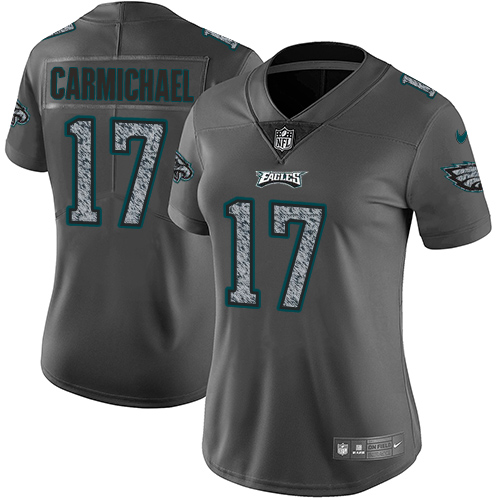Philadelphia Eagles #17 Harold Carmichael Gray Static Women's Stitched Vapor Untouchable Limited Jersey Womens cheap jerseys for sale - CheapJerseys.Shop