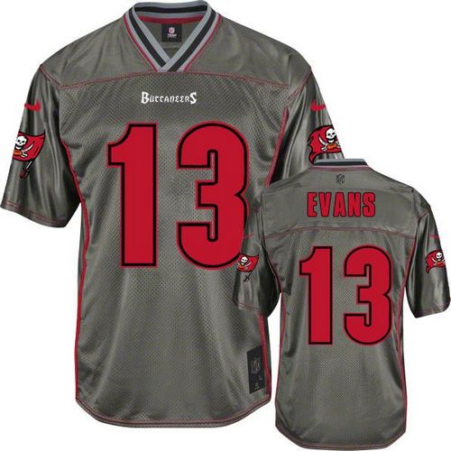 Buccaneers #13 Mike Evans Grey Men's Stitched Elite Vapor Jersey cheap jerseys for sale - CheapJerseys.Shop