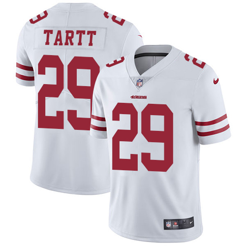 San Francisco 49ers #29 Jaquiski Tartt White Men's Stitched Vapor Untouchable Limited Jersey Men's cheap jerseys for sale - CheapJerseys.Shop