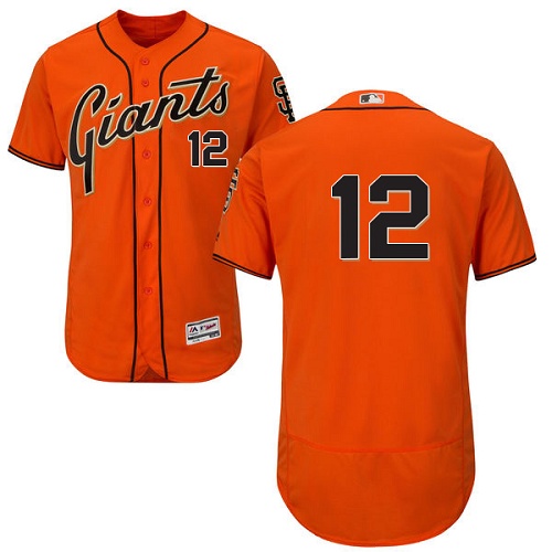 San Francisco Giants #12 Joe Panik Orange Flexbase Authentic Collection Stitched Jersey Men's cheap jerseys for sale - CheapJerseys.Shop