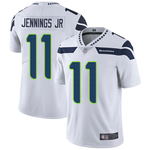 Seattle Seahawks #11 Gary Jennings Jr. White Men's Stitched Vapor Untouchable Limited Jersey Men's cheap jerseys for sale - CheapJerseys.Shop