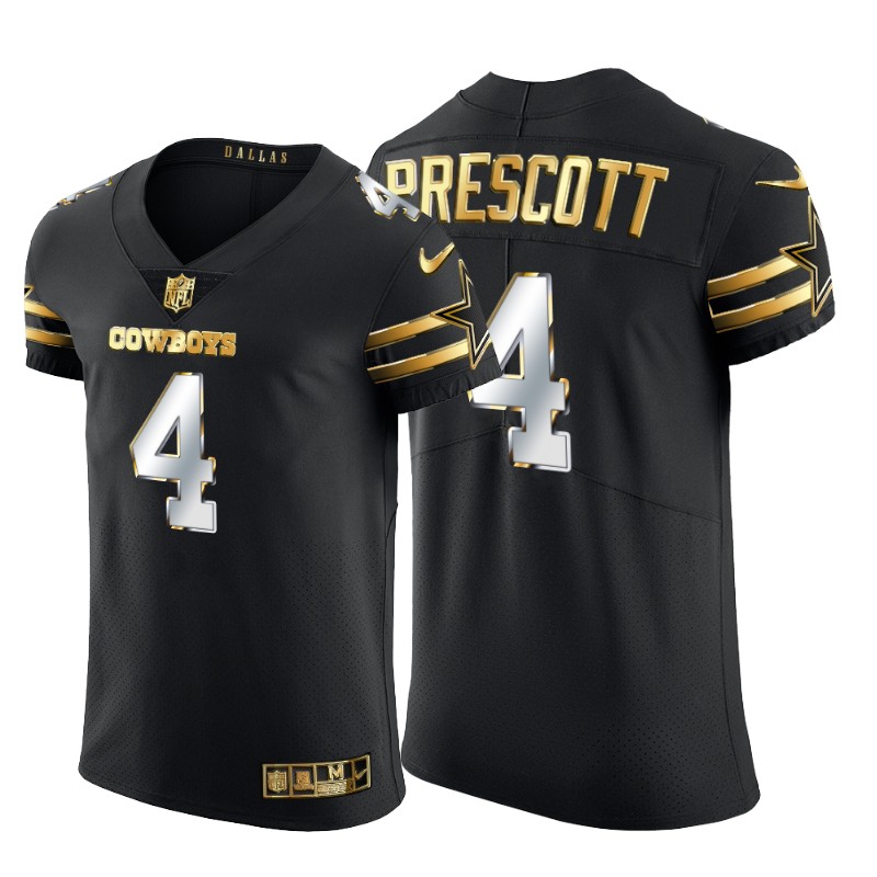 Dallas Cowboys #4 Dak Prescott Men's Black Edition Vapor Untouchable Elite Jersey cheap jerseys for sale - CheapJerseys.Shop