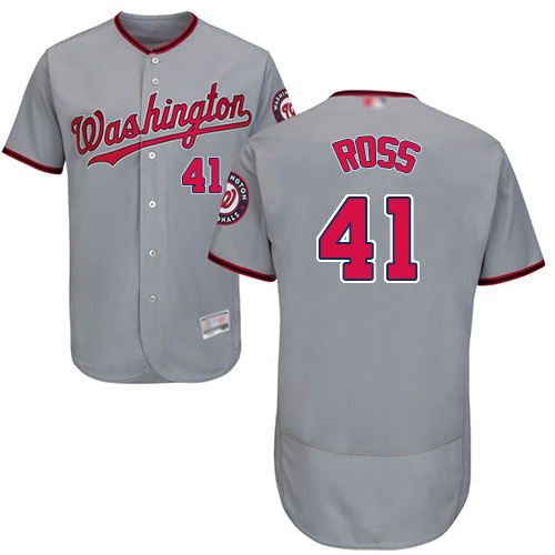 Washington Nationals #41 Joe Ross Grey Flexbase Authentic Collection Stitched Jersey Men's cheap jerseys for sale - CheapJerseys.Shop