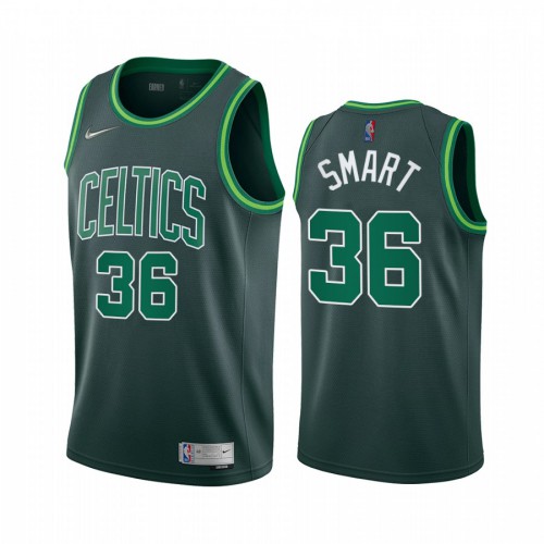 Boston Boston Celtics #36 Marcus Smart Green Youth Swingman 2020-21 Earned Edition Jersey Youth cheap jerseys for sale - CheapJerseys.Shop