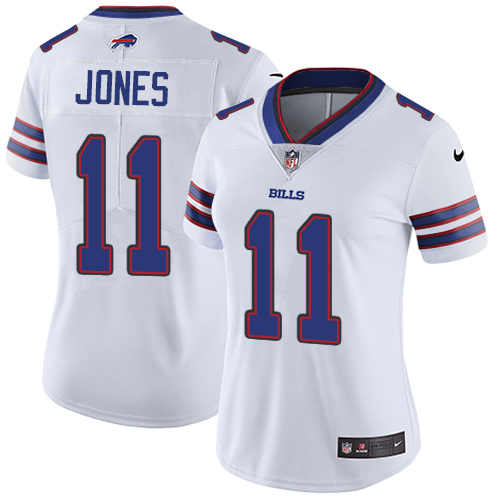 Buffalo Bills #11 Zay Jones White Women's Stitched Vapor Untouchable Limited Jersey Womens cheap jerseys for sale - CheapJerseys.Shop