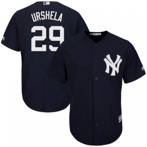 New York Yankees #29 Gio Urshela Navy Blue New Cool Base Stitched Youth Jersey Youth cheap jerseys for sale - CheapJerseys.Shop