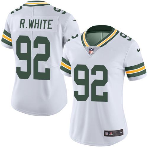 Packers #92 Reggie White White Women's Stitched Vapor Untouchable Limited Jersey cheap jerseys for sale - CheapJerseys.Shop