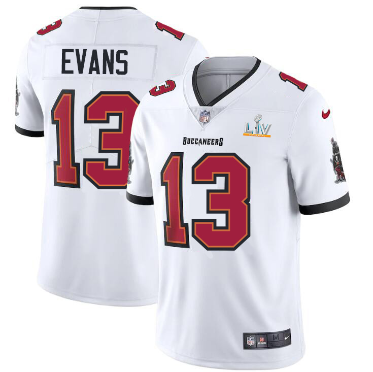 Tampa Bay Buccaneers #13 Mike Evans Men's Super Bowl LV Bound White Vapor Limited Jersey cheap jerseys for sale - CheapJerseys.Shop