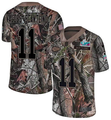 Chiefs #11 Marquez Valdes-Scantling Camo Super Bowl LVII Patch Youth Stitched Limited Rush Realtree Jersey cheap jerseys for sale - CheapJerseys.Shop