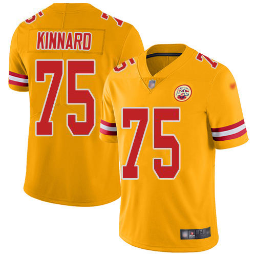 Chiefs #75 Darian Kinnard Gold Youth Stitched Limited Inverted Legend Jersey cheap jerseys for sale - CheapJerseys.Shop