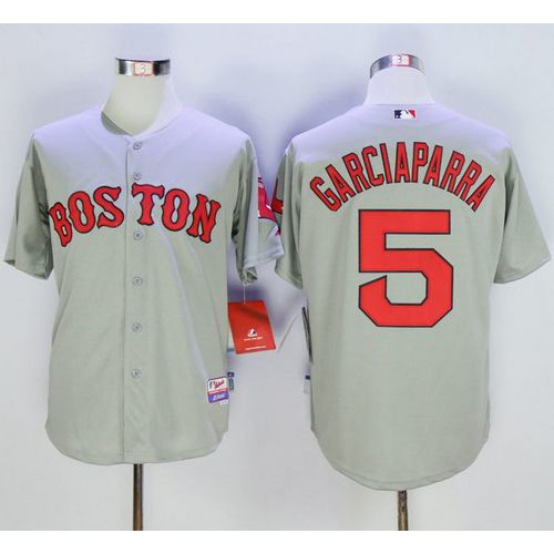 Boston Red Sox #5 Nomar Garciaparra Grey Cool Base Stitched Jersey Men's cheap jerseys for sale - CheapJerseys.Shop