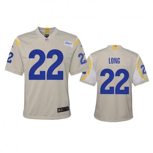 Los Angeles Los Angeles Rams #22 David Long Youth Game Jersey - Bone Youth cheap jerseys for sale - CheapJerseys.Shop