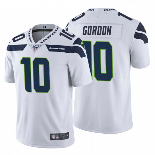 Seattle Seahawks #10 Josh Gordon White Men's Vapor Untouchable Limited 100 Jersey Men's cheap jerseys for sale - CheapJerseys.Shop