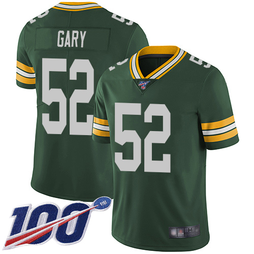 Green Bay Packers #52 Rashan Gary Green Team Color Men's Stitched 100th Season Vapor Limited Jersey Men's cheap jerseys for sale - CheapJerseys.Shop