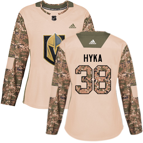 Golden Vegas Golden Knights #38 Tomas Hyka Camo Authentic 2017 Veterans Day Women's Stitched Jersey Womens cheap jerseys for sale - CheapJerseys.Shop