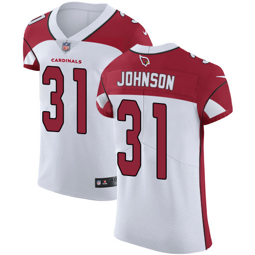 Cardinals #31 David Johnson White Men's Stitched Vapor Untouchable Elite Jersey cheap jerseys for sale - CheapJerseys.Shop