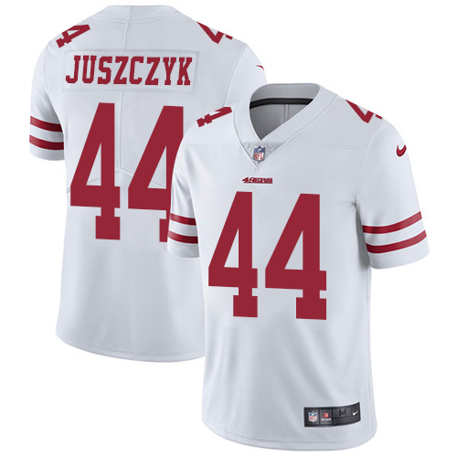49ers #44 Kyle Juszczyk White Men's Stitched Vapor Untouchable Limited Jersey cheap jerseys for sale - CheapJerseys.Shop