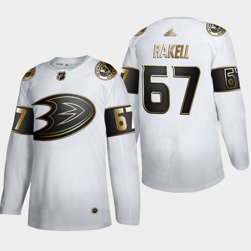 Anaheim Anaheim Ducks #67 Rickard Rakell Men's White Golden Edition Limited Stitched Jersey Men's cheap jerseys for sale - CheapJerseys.Shop