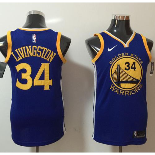 Golden State Warriors #34 Shaun Livingston Blue Swingman Icon Edition Jersey Mens cheap jerseys for sale - CheapJerseys.Shop