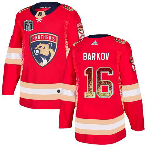 Lightning #16 Aleksander Barkov Red 2023 Stanley Cup Final Patch Home Authentic Drift Fashion Stitched Jersey cheap jerseys for sale - CheapJerseys.Shop
